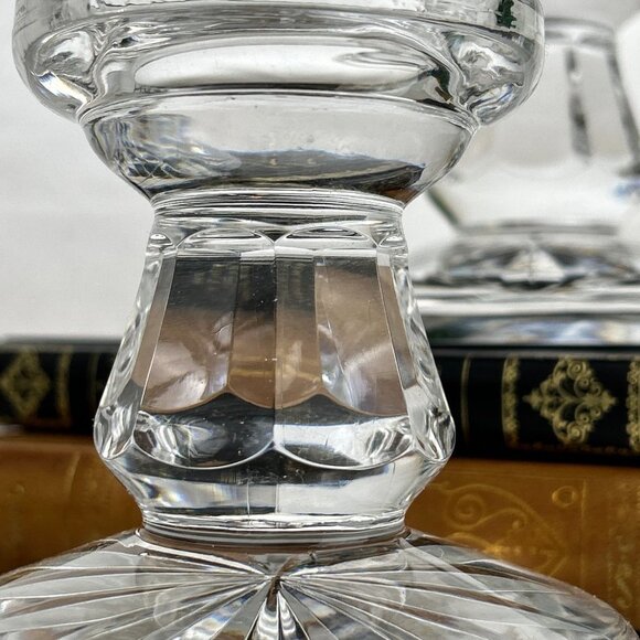 Waterford Crystal Candle Holders | Vintage Crystal Tea Light Holders | Beautiful - Picture 2 of 8